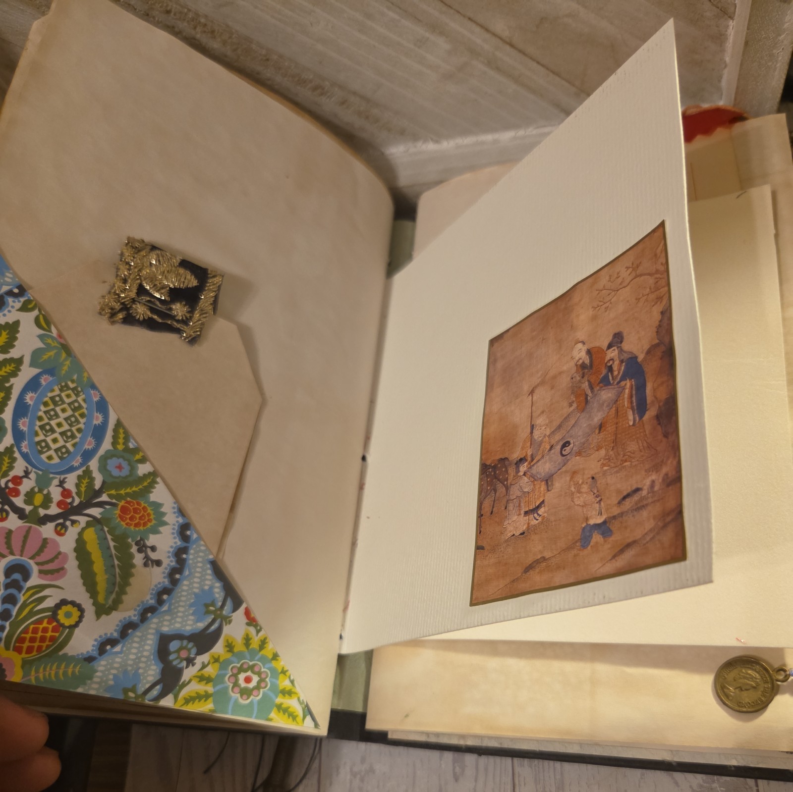 Fully Embellished Handmade World Traveler Themed Junk Journal 88 pages