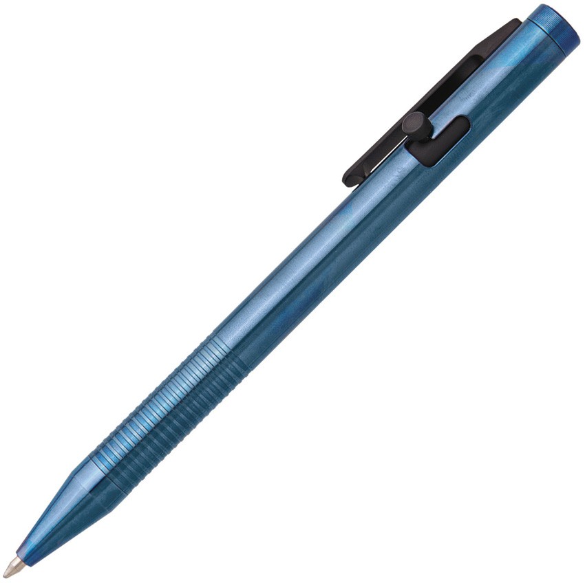 Blackhawk Bolt Action Blue Titanium Pen IP01BL