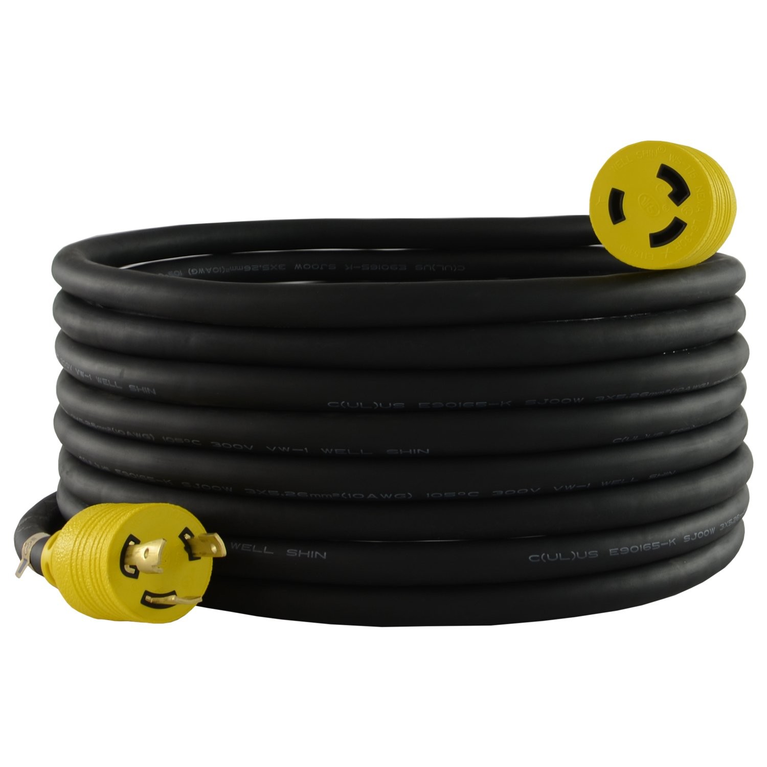 Conntek RUL630PR-050 50-Feet 10/3 30-Amp 250-volt L6-30 Anti-Weather, Oils, A…