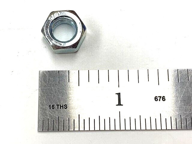 5/16-24 GRADE 5 HEX NUT – ZINC PLATED – UNF- 50 PIECES PER PACK