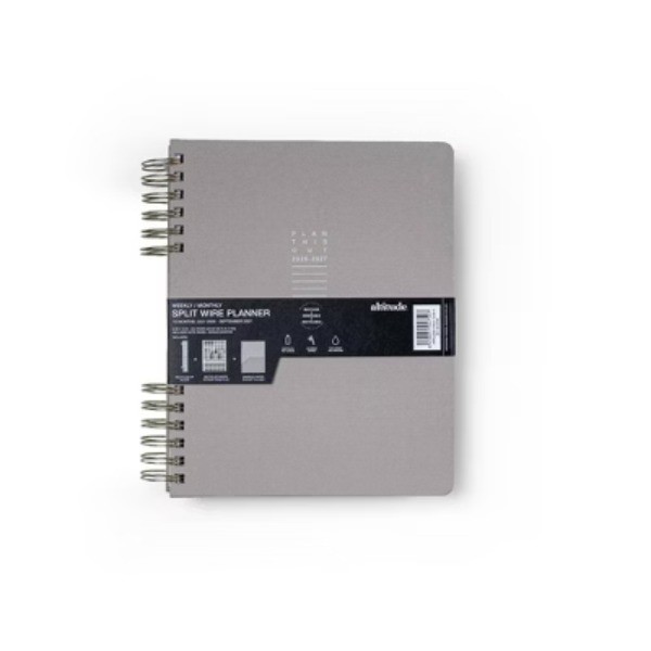 15 Month 2026-2027 8"x 10" Monthly/Weekly Planner – Warm Gray