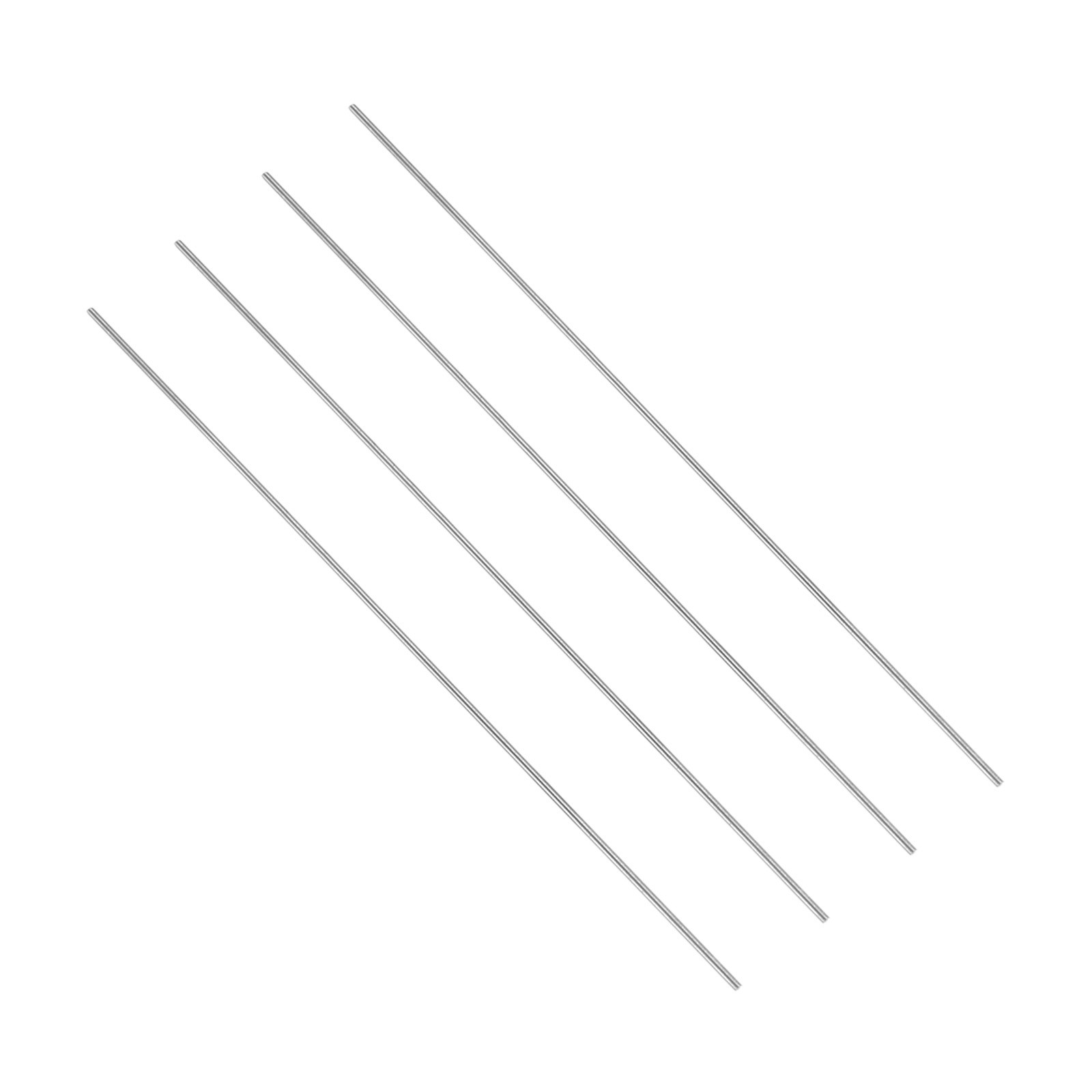 4 pcs 1.6mm Dia 254mm Length GR5 Metal Solid TC4 Titanium Round Bar[0.06 x 10IN]