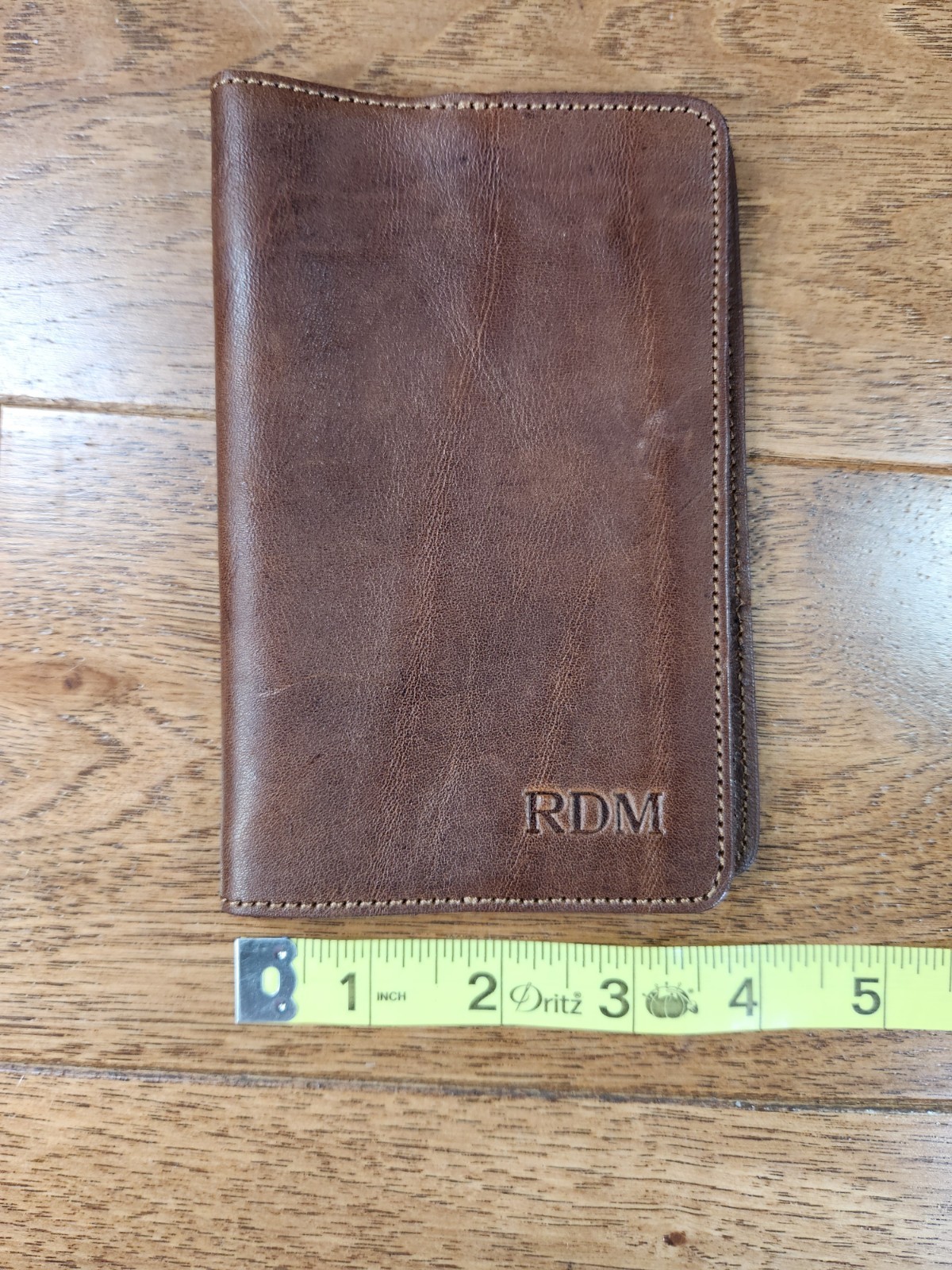 Colonel Littleton No. 27 Brown Leather Pocket Journal Made In USA