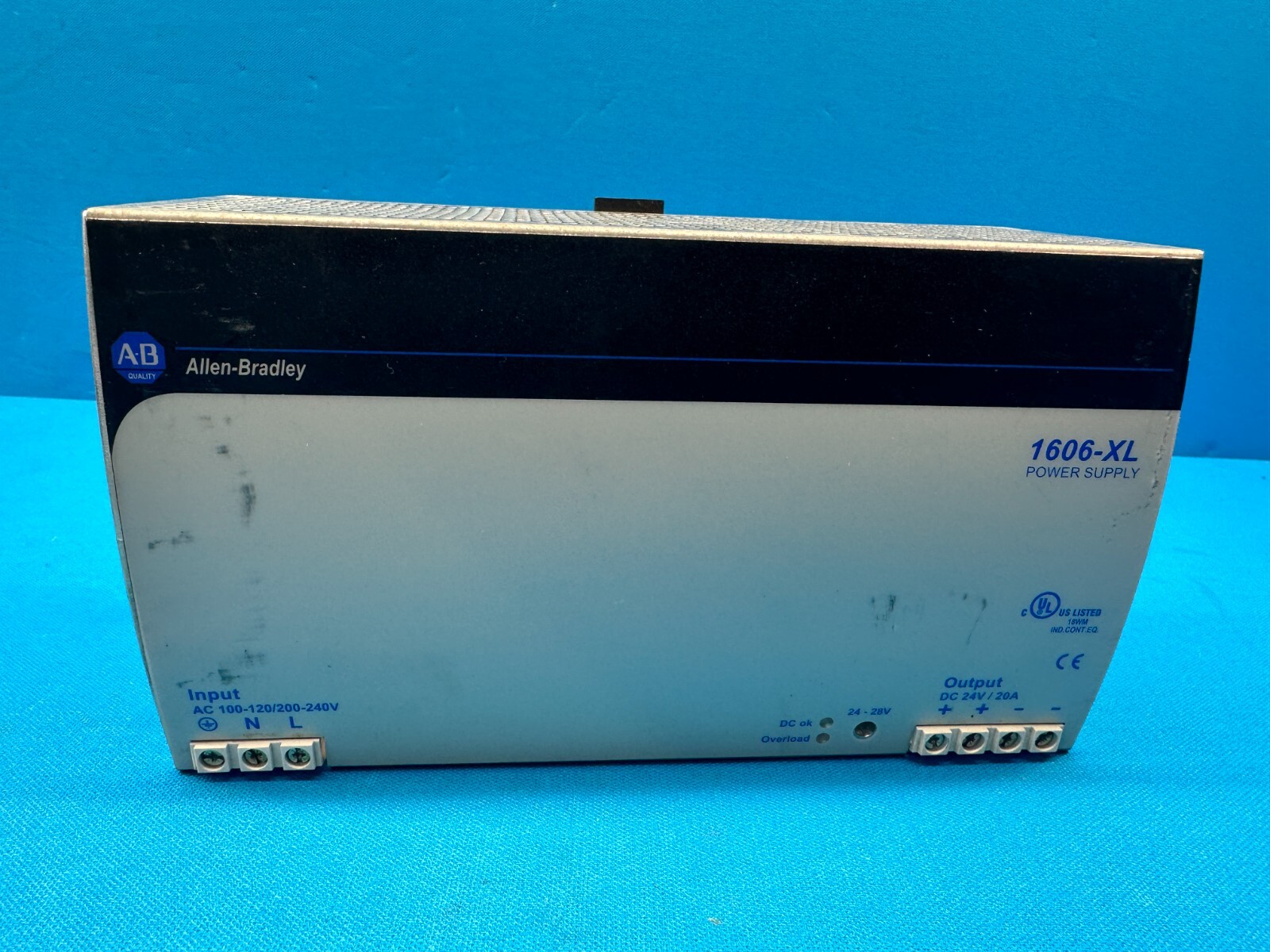 Allen-Bradley 1606-XL 600W 100-240V Series-B Power Supply Module 1606-XL480EP