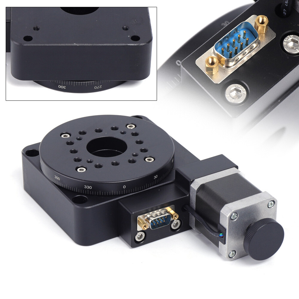 360° Motorized Rotary Stage Electric Rotating Plat Fitm Optical Motorized Stage