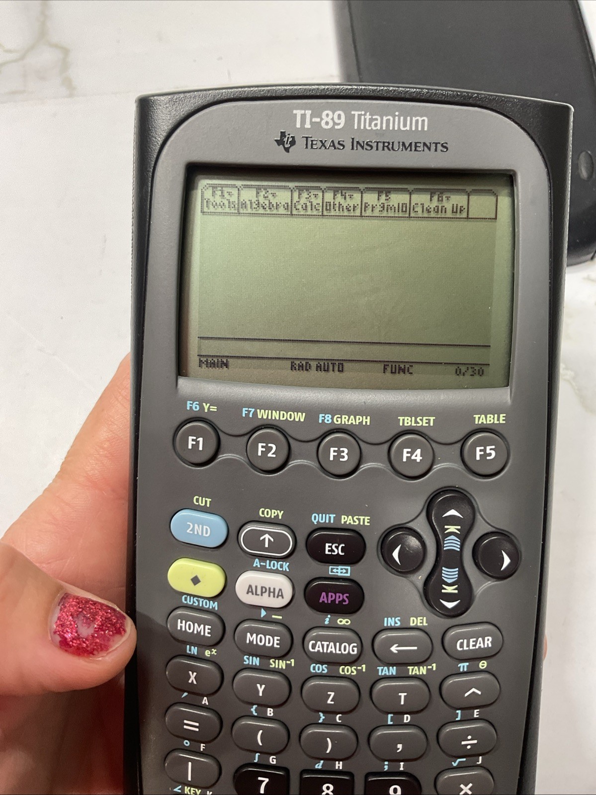 Texas Instruments TI-89 Titanium Graphing Calculator w/ Cover Tested Working