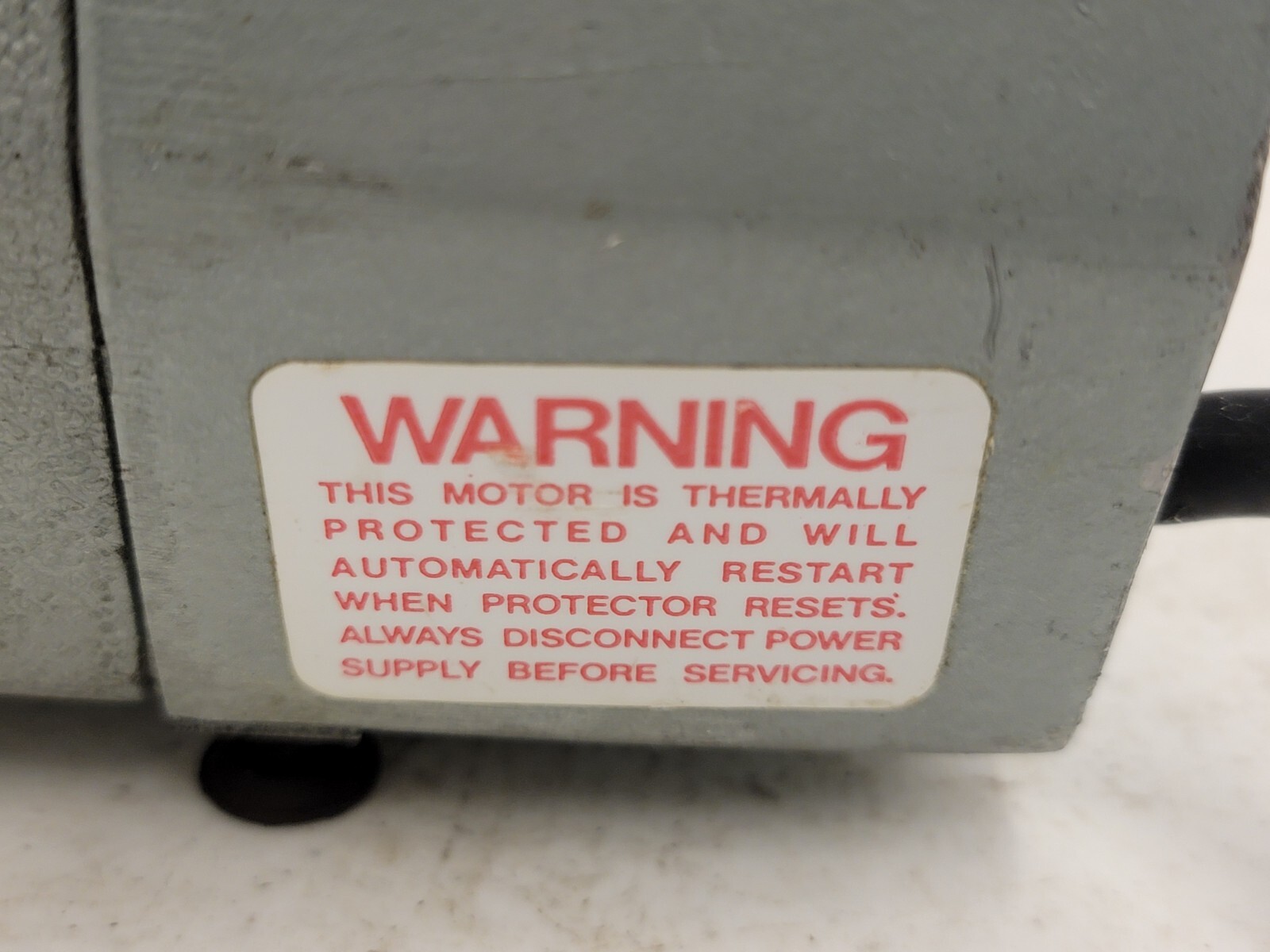 Gast MFG. Corp DOA-P161-AA Diaphragm Compressor or Vacuum Pump W/ Hose