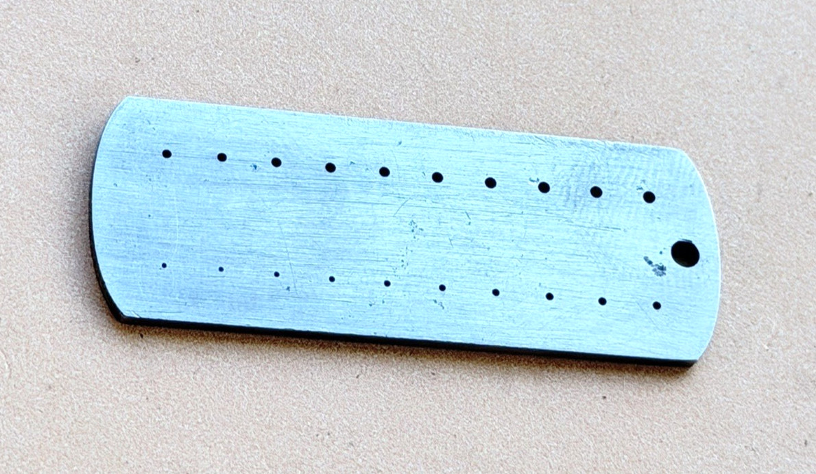Brown & Sharpe No.705 Drill & Steel Wire Gage ; Range Nos. 61 to 80. USA Made!