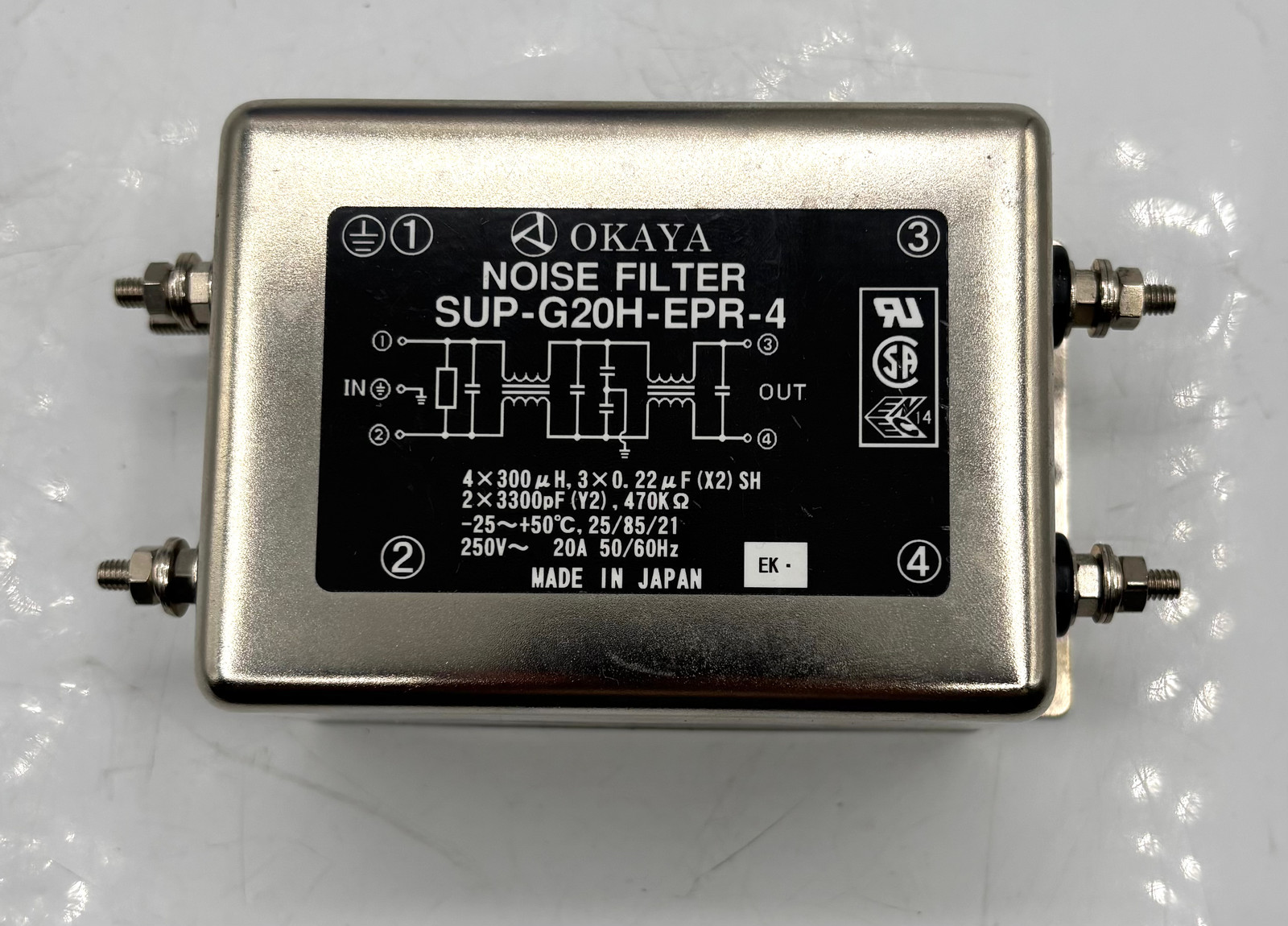 OKAYA / SUP-G20H-EPR-4 / Noise Filter