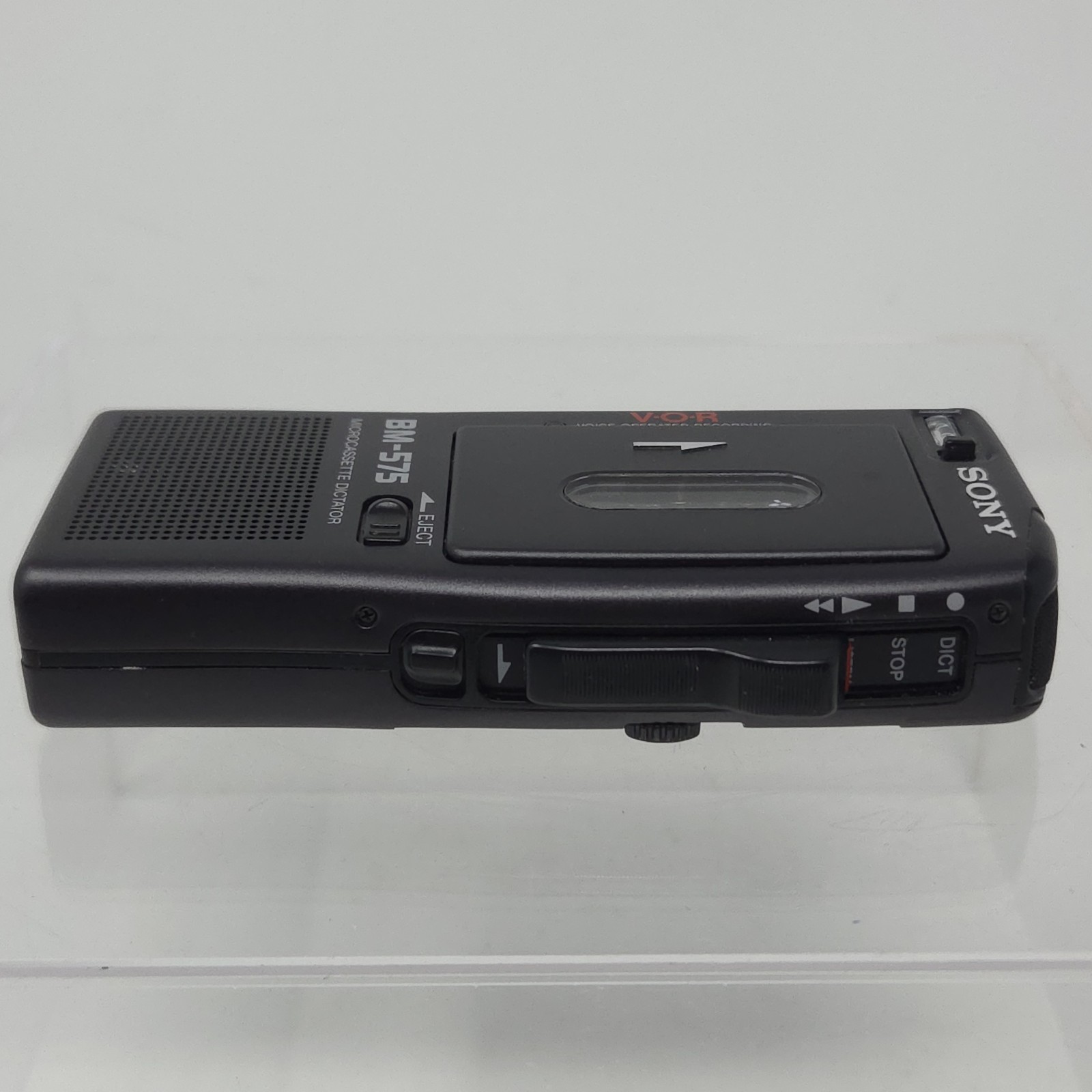 Sony BM-575 Micro Cassette Dictator Handheld Voice Recorder W/ 3 Tapes FOR PARTS