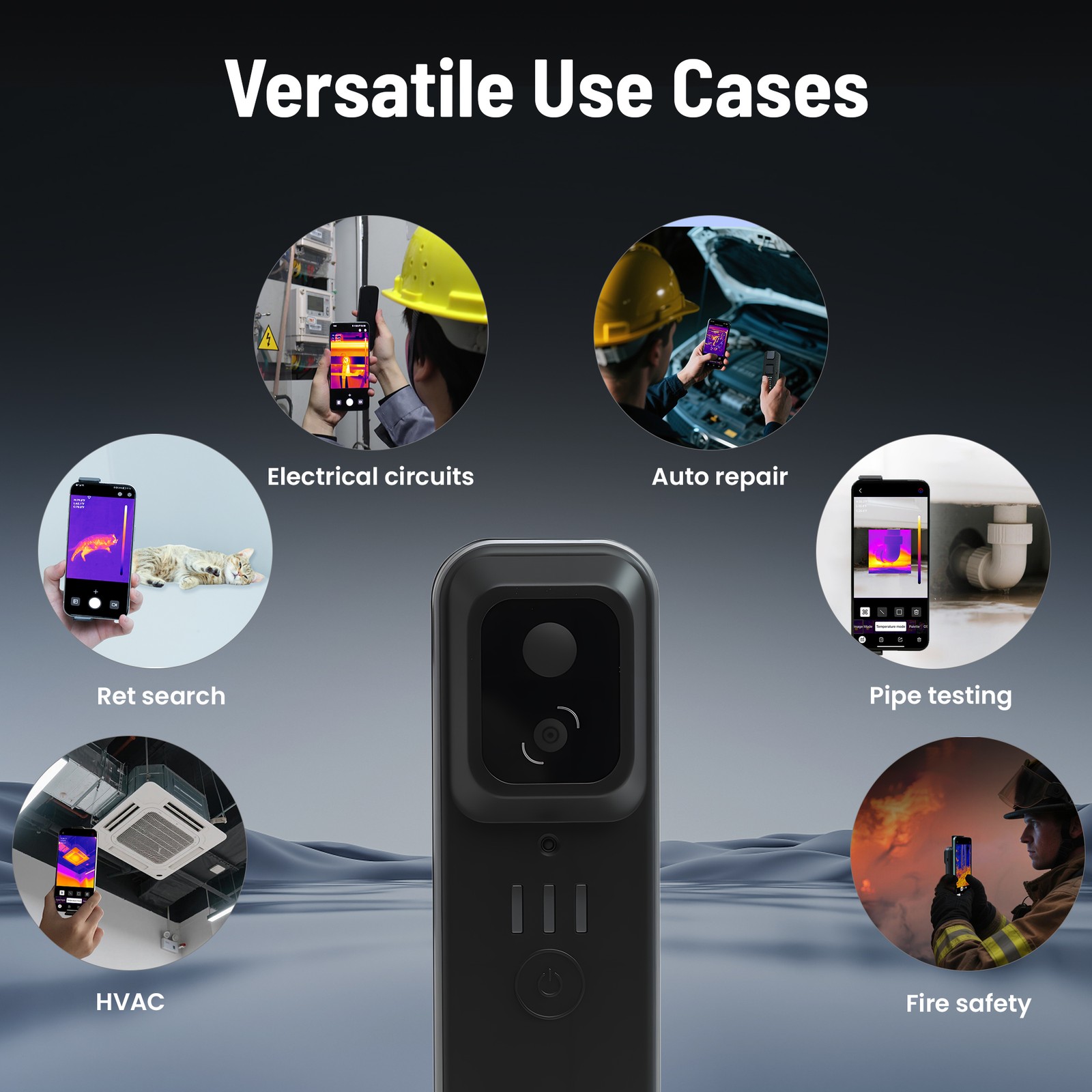 LAUREII Infrared Thermal Imager Camera TISR 512*384 Wireless for iOS &Android