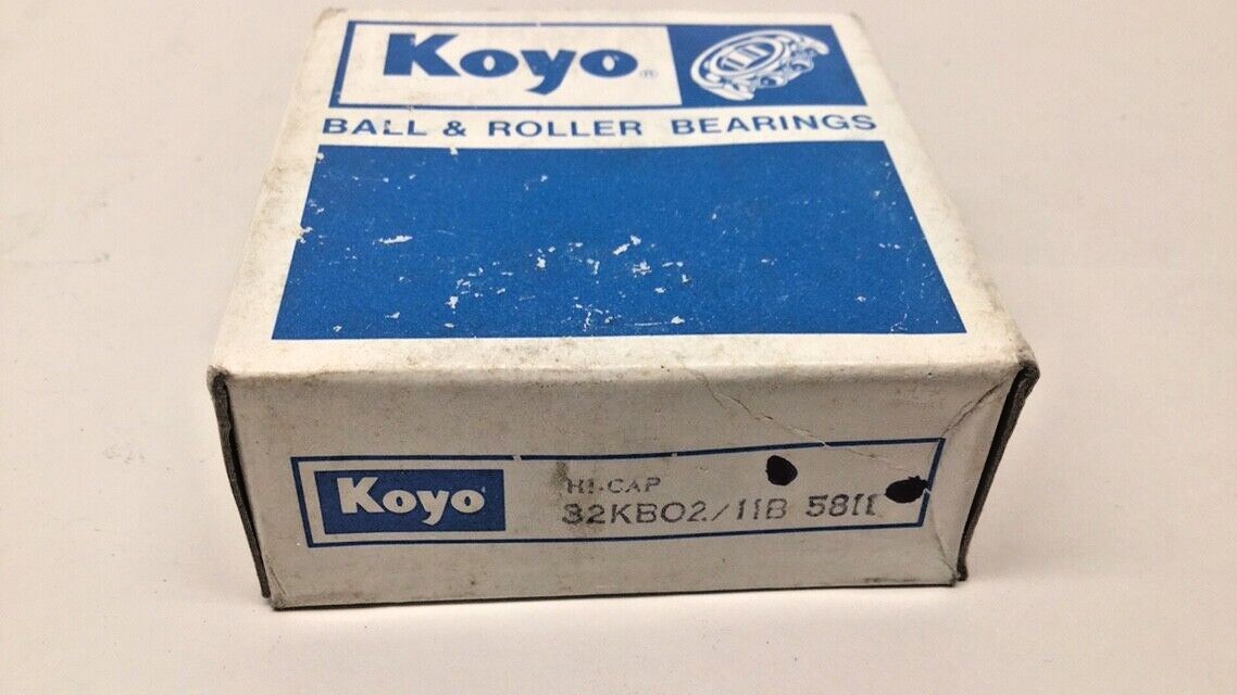 Koyo 32KB02/11B Tapered Roller Bearing Cone and Cup HI-CAP 32KBO2/11B