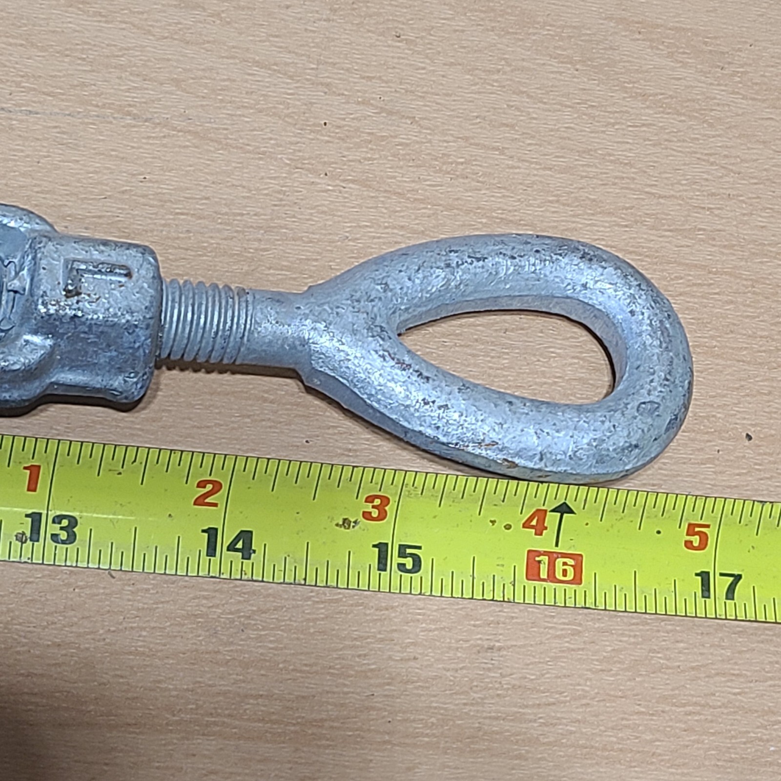 Galvanized Turnbuckle 1/2″ x 16″ Eye-Eye Turnbuckle Forged HDG Cable Rigging