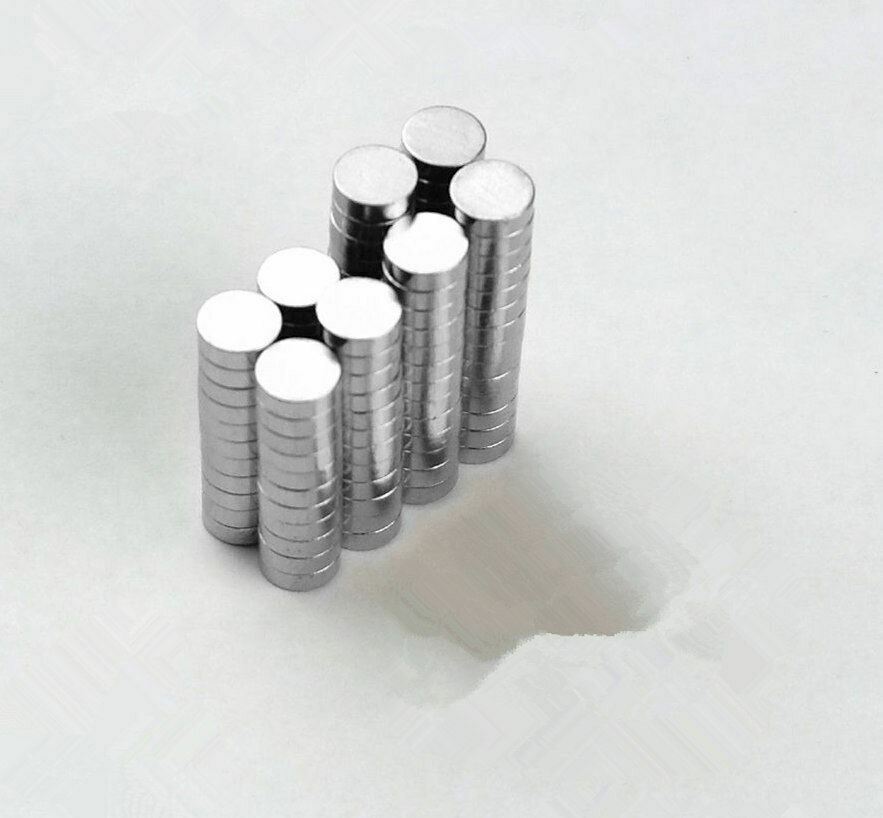 25 50 100pcs 10mm x 3mm 3/8″ x 1/8″ N35 Strong Rare Earth Neodymium Magnet Disc