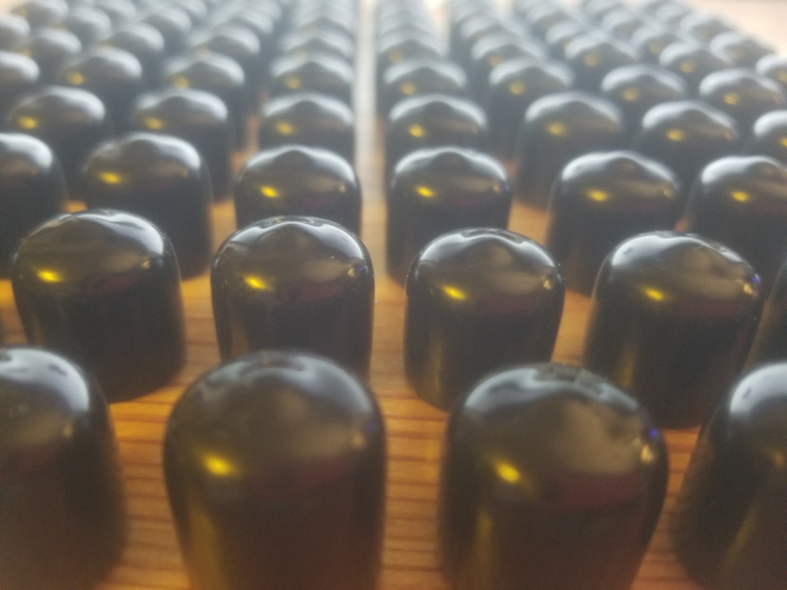 100 pcs Round Flexible Vinyl Rubber End Caps Bolt Nut cover 1/2″ ID 5/8″ OD