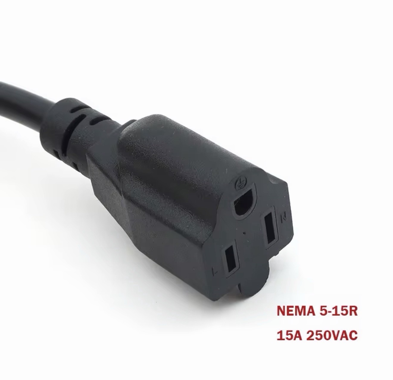 HMMWV HUMVEE RV Shore Power Inlet Charger Plug 15 Amp AC Port Plug, Black