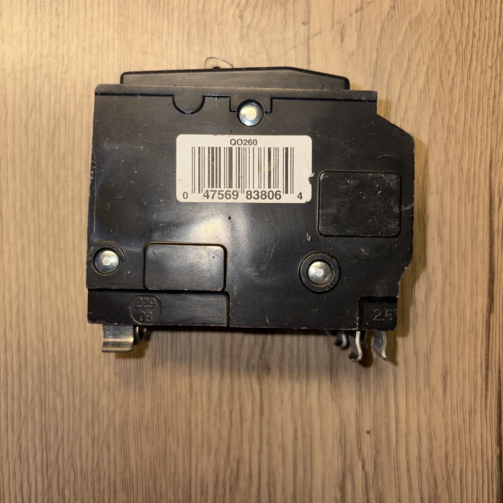 Square D QO260 Circuit Breaker 2pole 60 Amp QO Breaker 120/240V