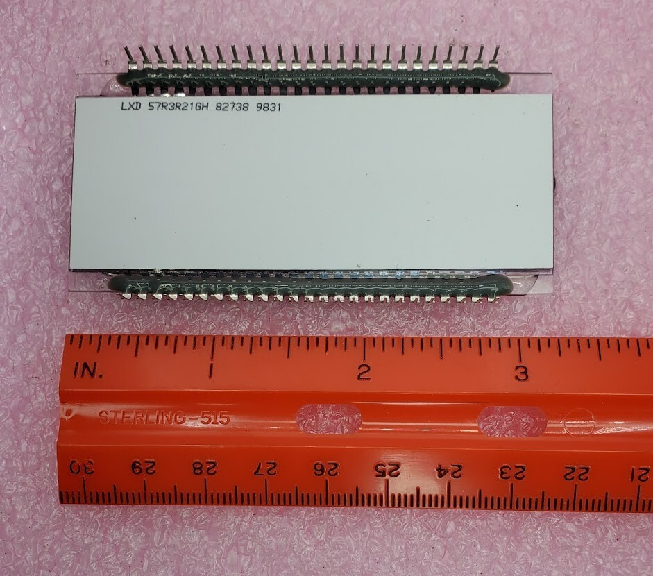 LXD – 57R3R21GH – 222 0117 Opto Display, 5 Digit, 7 Segment LCD Display, 50 Pin