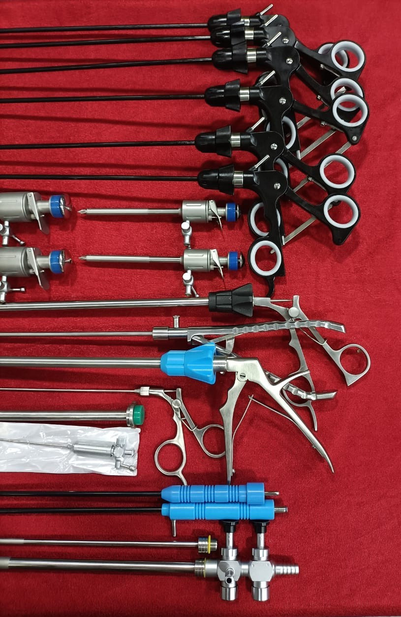 21pc – Laparoscopic Surgery Set SS High Quality Reusable Instruments