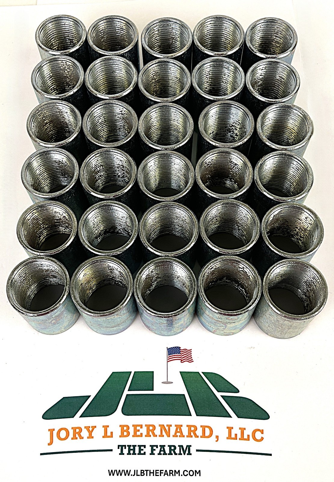 WHEATLAND TUBE, 1″ CONDUIT COUPLINGS, 1 LOT OF 60, STAMPED UL, SURPLUS