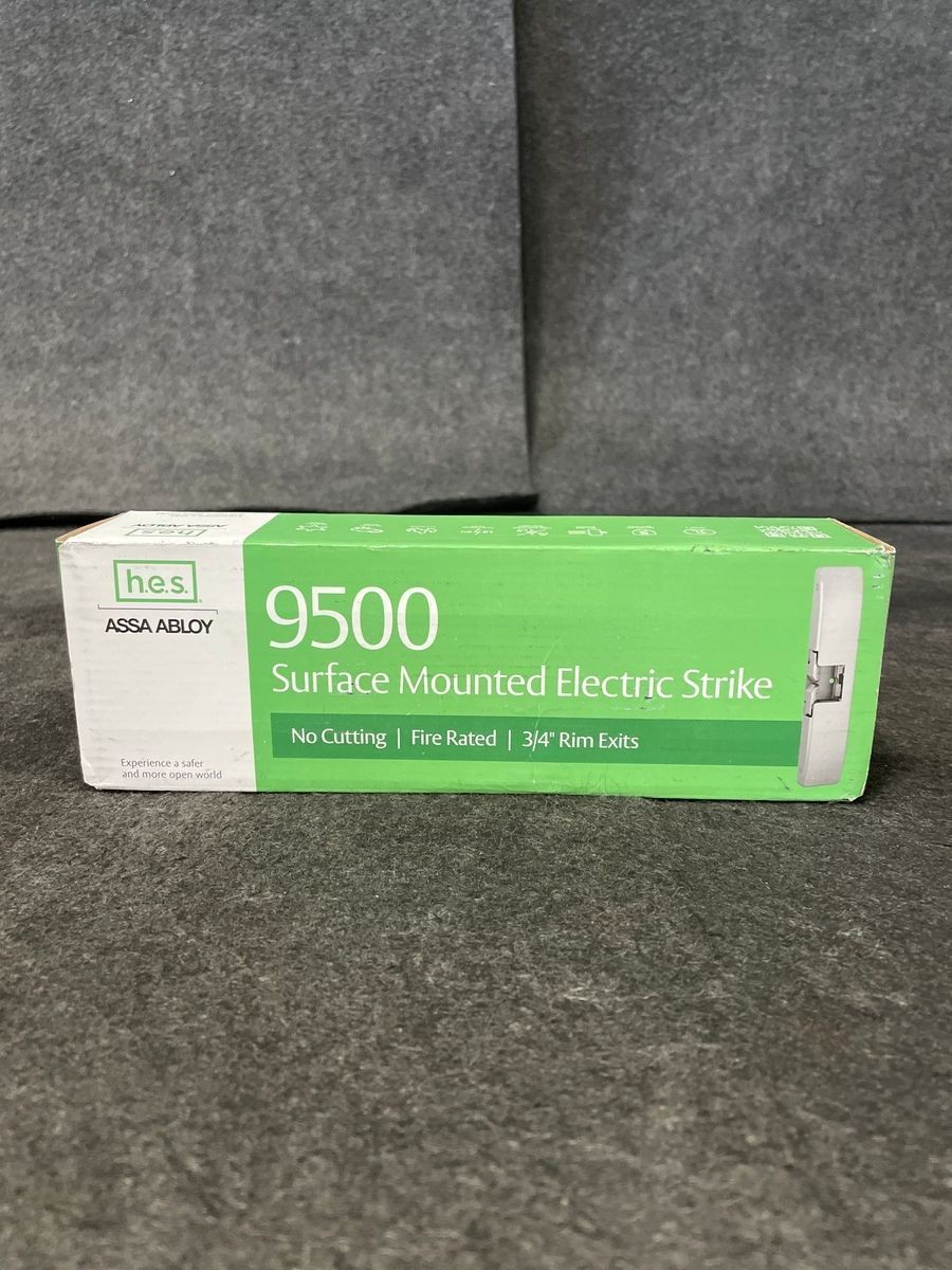 HES ASSA ABLOY 9500-630 Surface Mounted Electric Strike 3/4″ Rim Exits