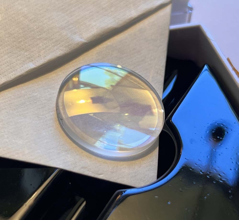 CVI Best Form lens YAG laser 1064nm UV Fused Silica BICX Ø25.4mm FL 75.0mm