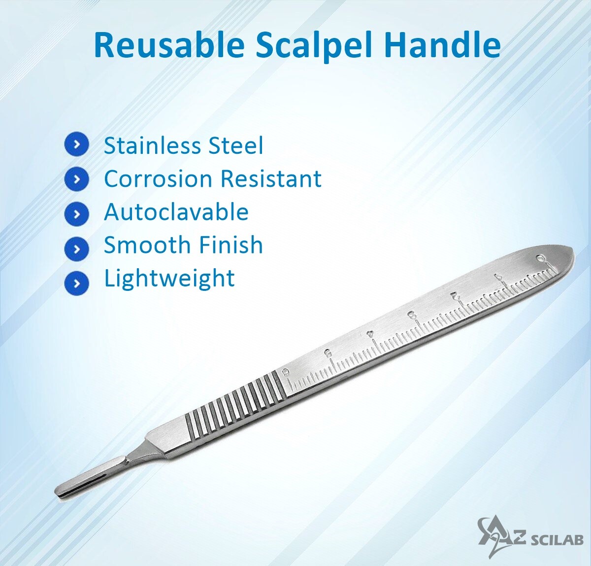 100 pcs Carbon Steel Sterile Surgical Scalpel Blades #12 + Graduated Handle No 3