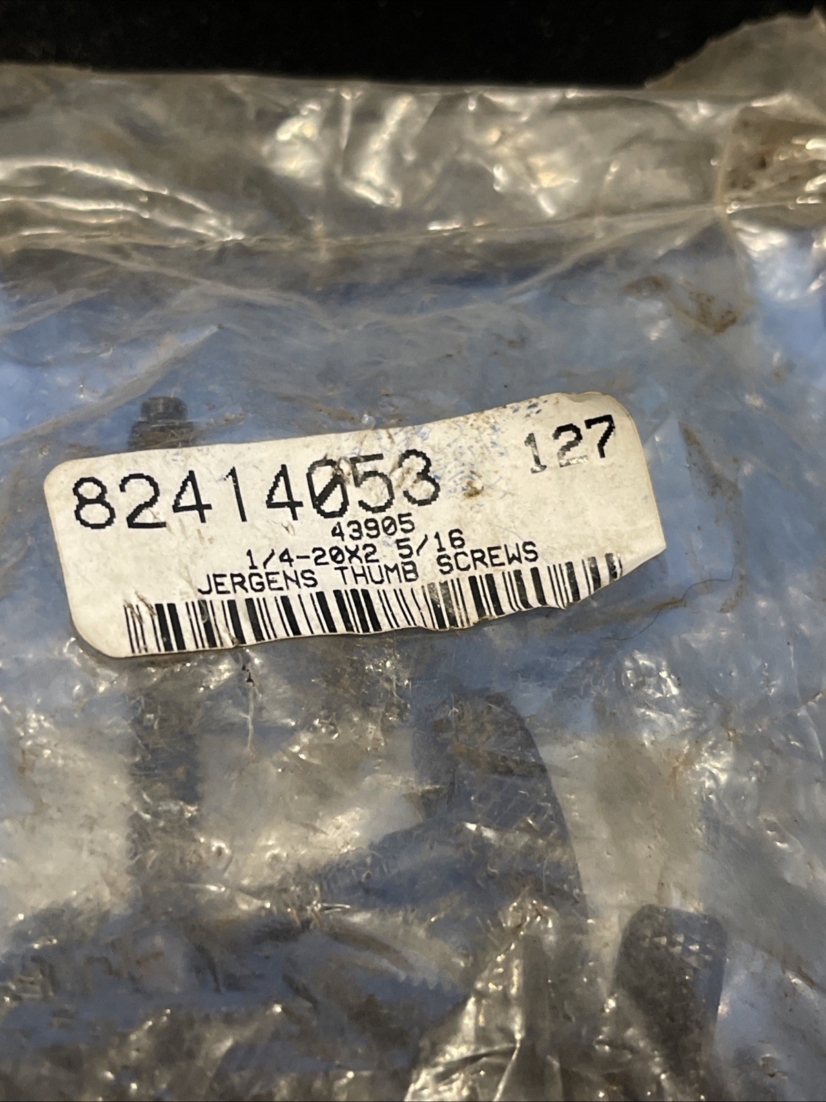 Jergens 43905 Knurled Thumb Screws 1/4‑20 x 2-5/16″ Steel – Bag of 10