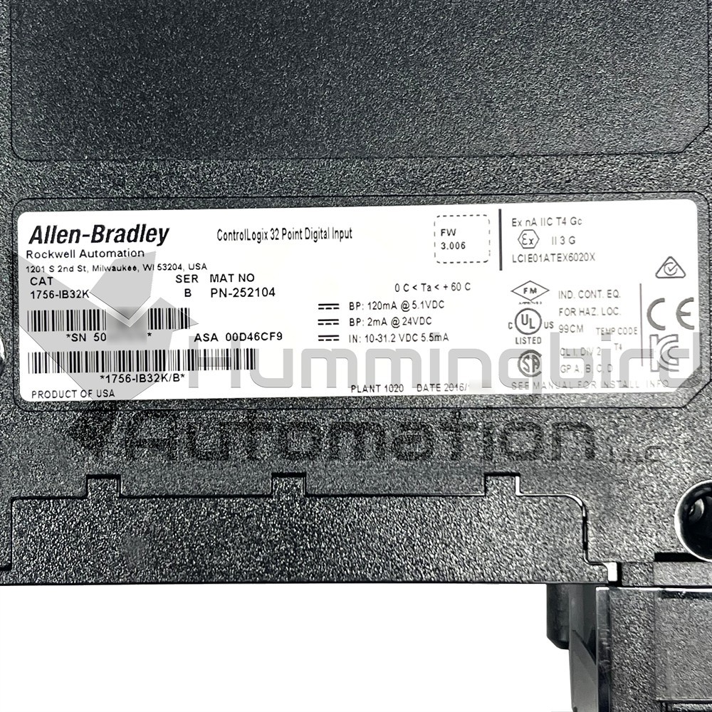 2018 Allen Bradley 1756-L73 /B ControlLogix Processor PLC Surplus OPEN BOX