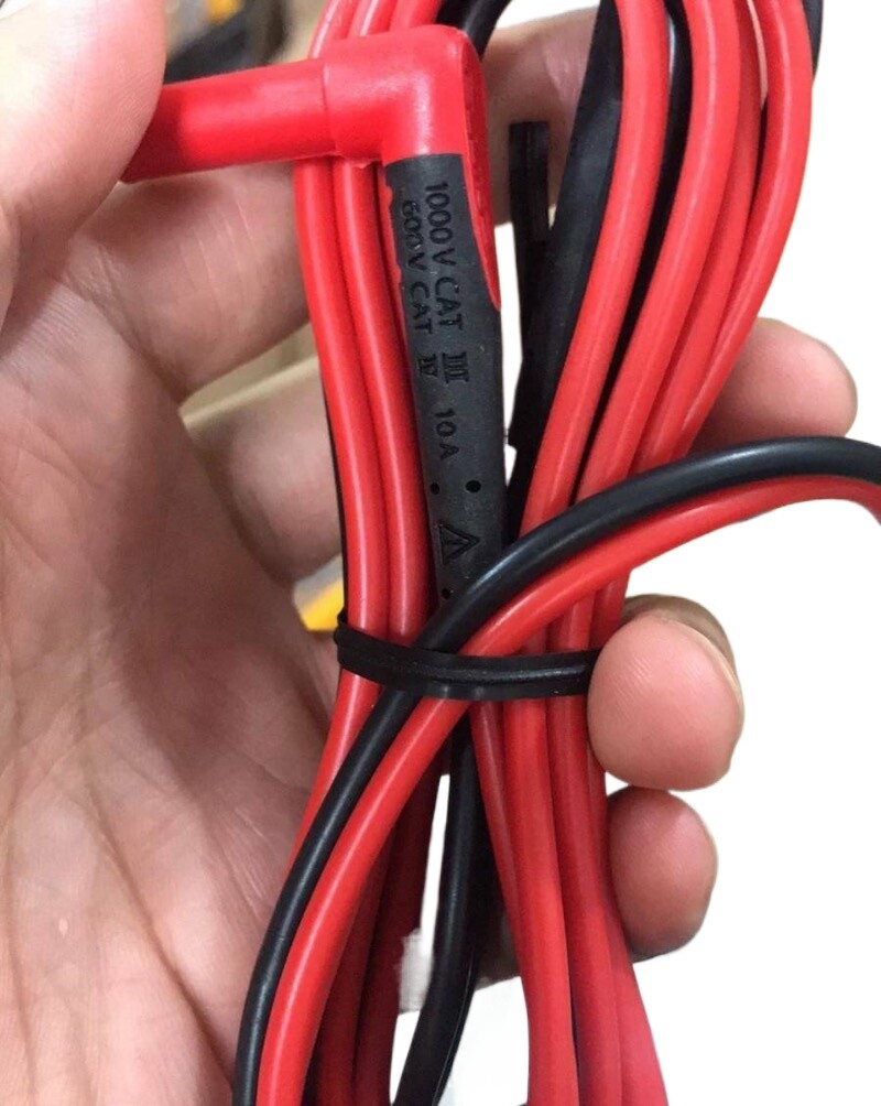 For Fluke TL224 SureGrip Silicone DMM Right Angle Test leads