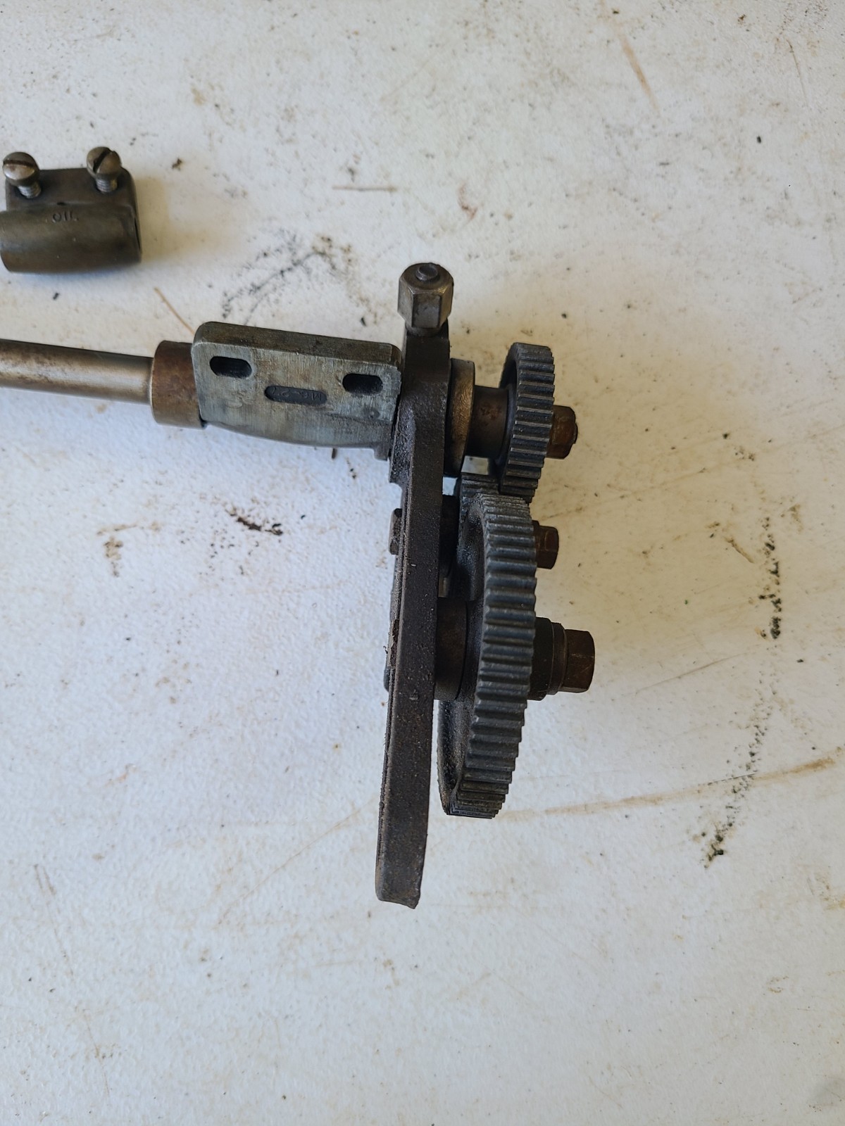 Atlas 618 6″ Lathe Lead Screw & Feed Gear Assembly L9-35x ??? See Details