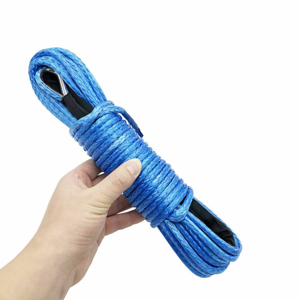 1/4″ 50″ 10000LBS Synthetic Winch Rope Line Recovery Cable SUV ATV UTV w/ Sheath