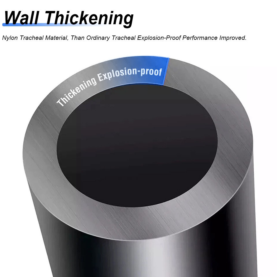 1/4» Air Tubing Kit, 50ft Nylon Hose 1/2 3/8 1/4 1/8 Push to Connect Fittings
