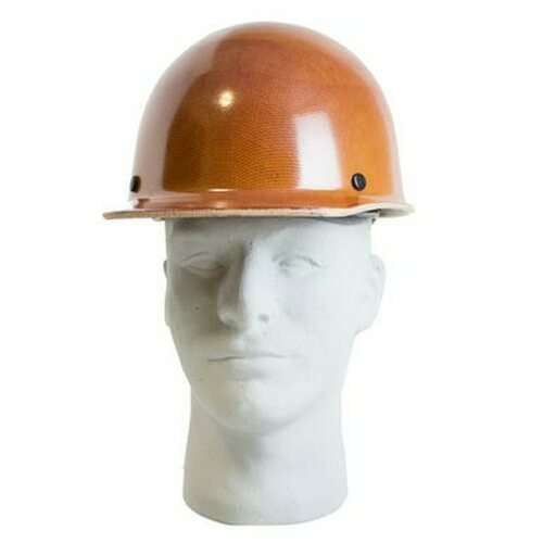 MSA 475395 TAN Skullgard Cap Construction Iron Work Hard Hat Ratchet Suspension