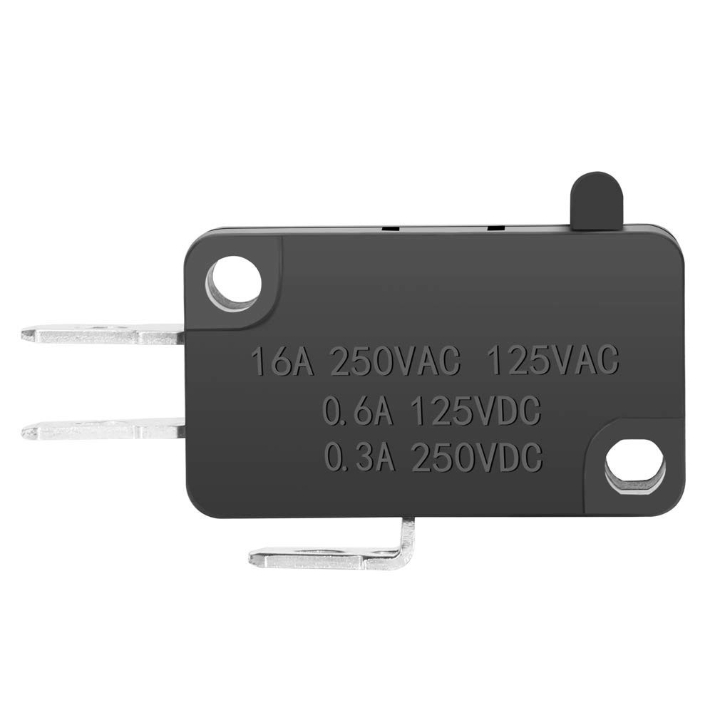 125V/250V 16A SPDT Snap Action Button Micro Limit Switch for Microwave Oven D…
