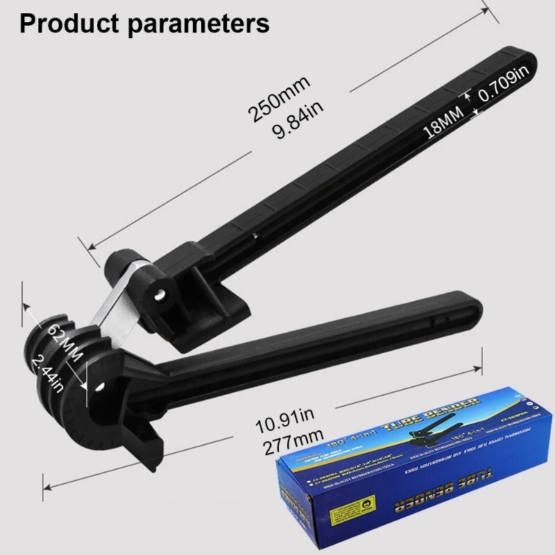4 in 1 Tube Bender 5/16 3/8 3/16inch Manual Tube Bending Tool Combination Bender