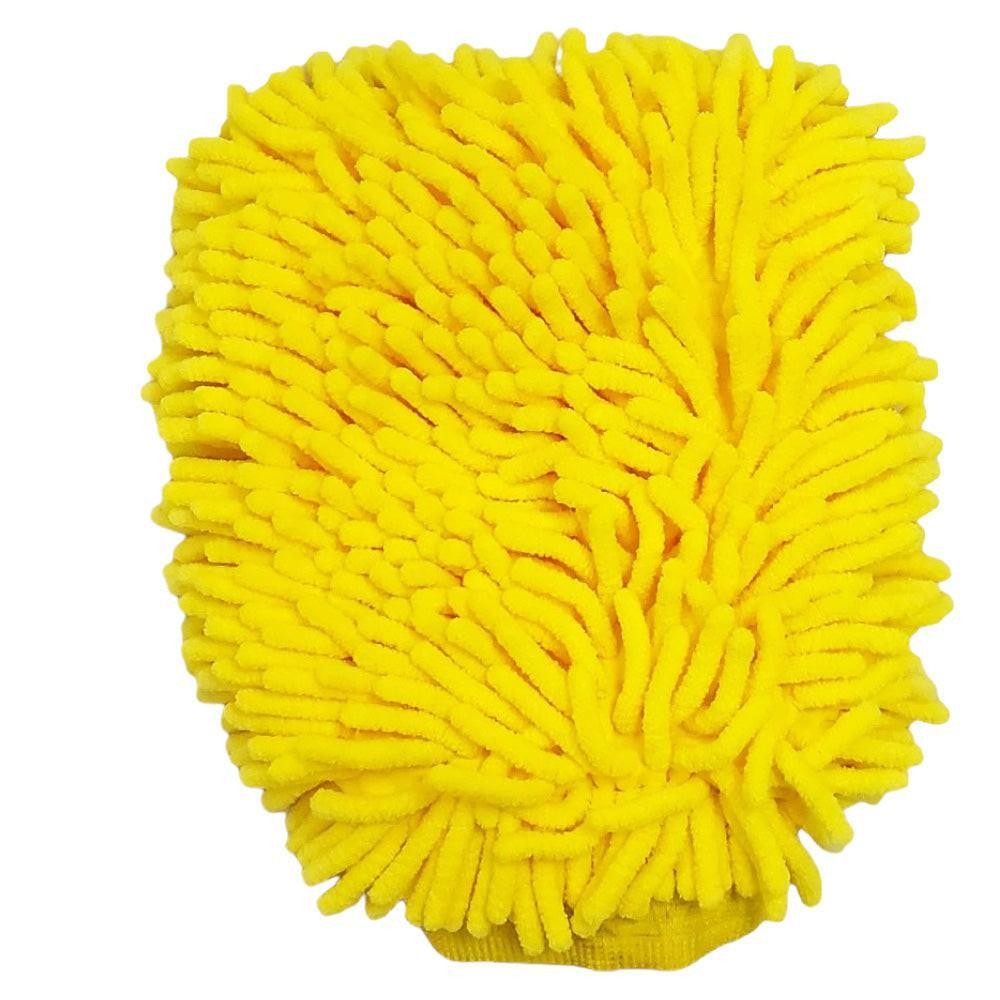 (5) Microfiber Car Kitchen Household Wash Washing Cleaning Glove Mitts New