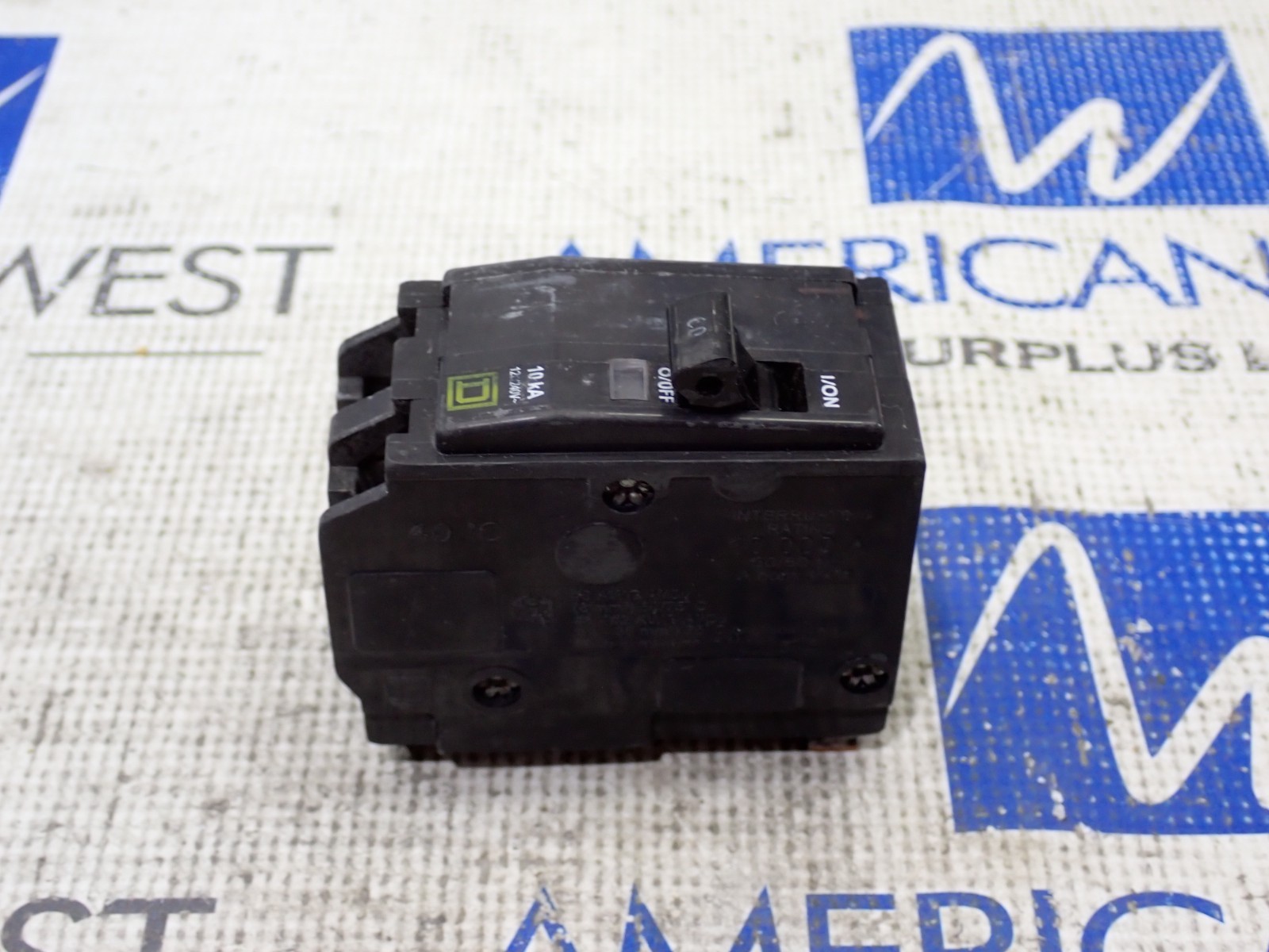 Square D QO260 2 Pole 60 Amp 120/240 Volt 10kA Type QO Plug On Circuit Breaker