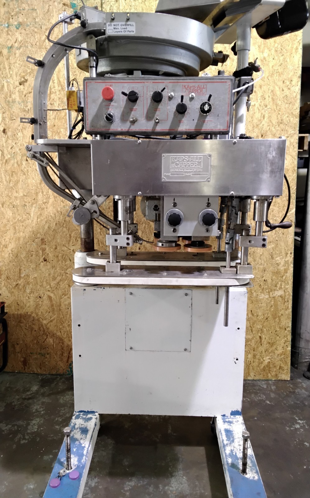 Kaps-All Model E Automatic Capper 110 V – Fully Refurbished