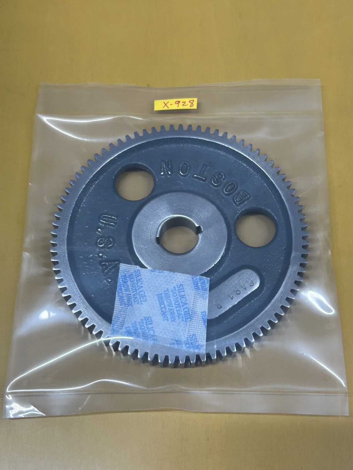 QTY 1 BOSTON GEAR GA81B CAST IRON CHANGE GEAR 20 PITCH 81 TEETH 5/8” BORE