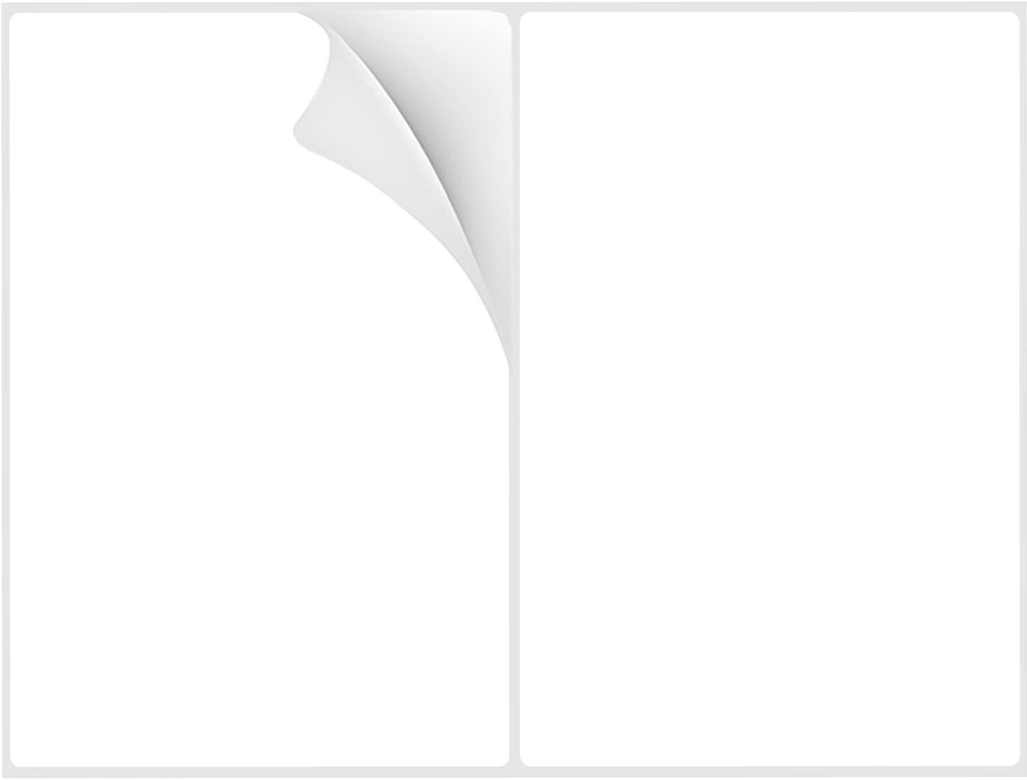 Versatile 8-1/2″×5-1/2″ Matte Labels – 200 Pack for Bulk Mailing & Organization