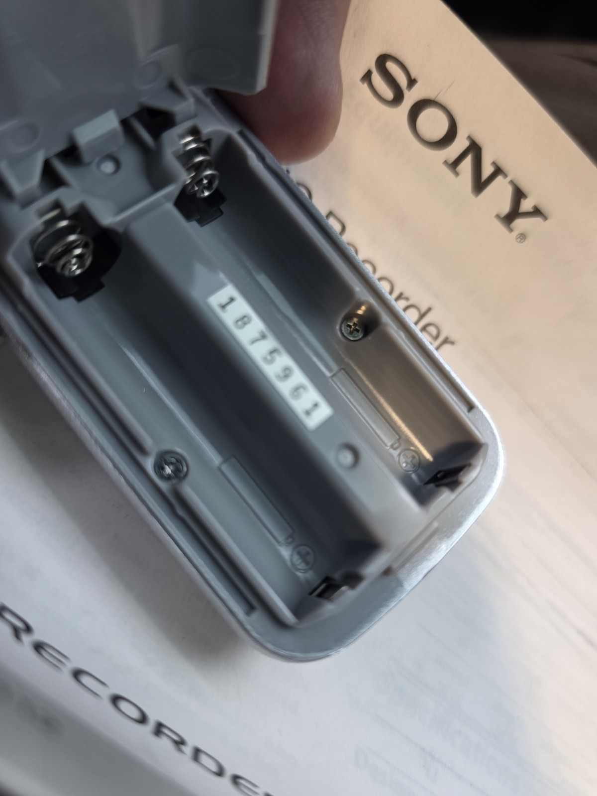 Sony ICD-BX112 Digital Voice Recorder 2GB 500HR Handheld • Tested Working