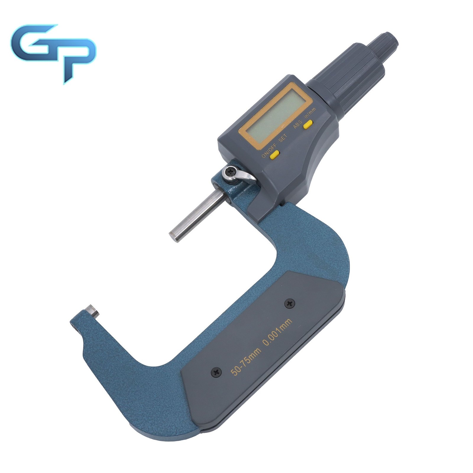 2-3″ 0.00005″ Digital Large LCD Display Outside Micrometer Carbide Tip 50-75mm