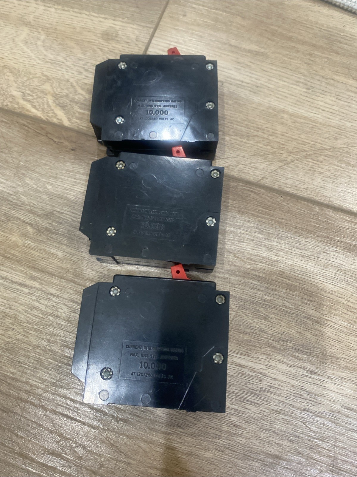 Lot Of 3- Bryant BR2020 20 Amp 2 Pole Twin Tendem Circuit Breakers Cu-al Swd