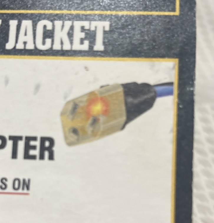 SOUTHWIRE YELLOWJACKET SINGLE OUTLET LIGHTED 15 AMP 125 VOLTS 1875 WATTS ADAPTER