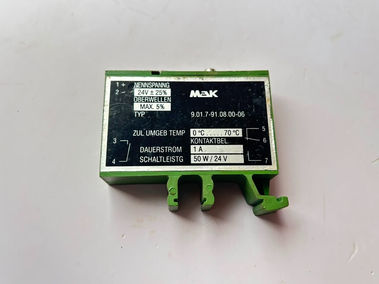 MAK 9.01.7-91.08.00-06 Plug-in Relay