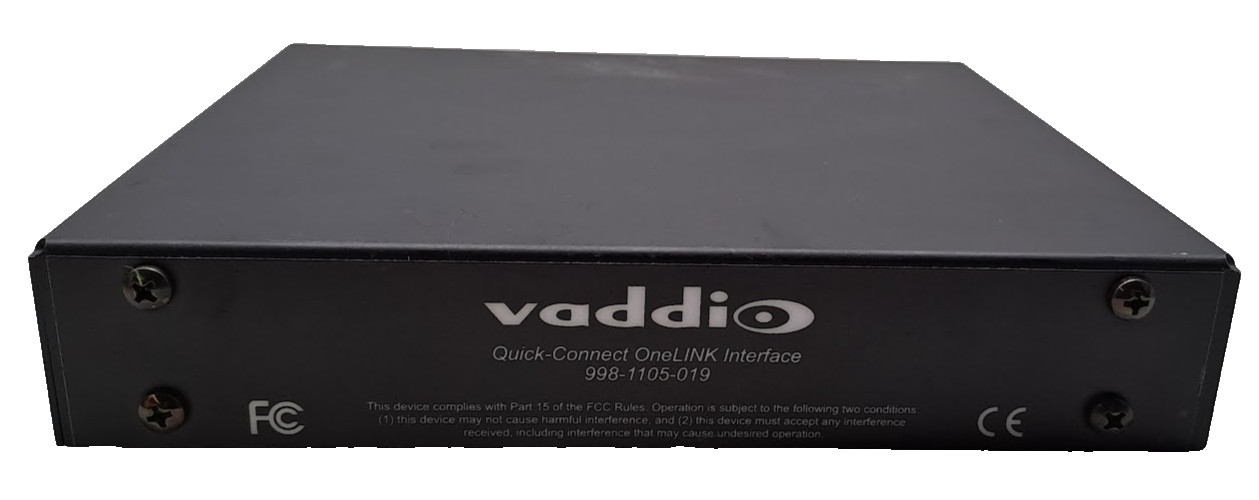 Vaddio Quick-Connect OneLink Interface 998-1105-019HDMI Video Out