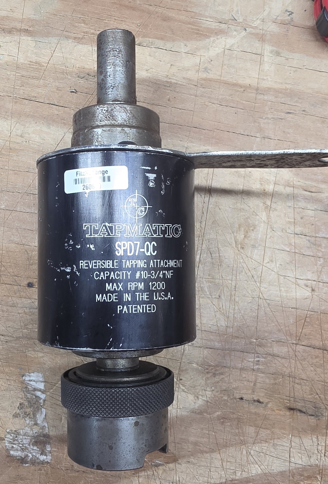 Tapmatic SPD-7QC #10-3/4″ NF Capacity REVERSIBLE TAPPING HEAD USA 260810