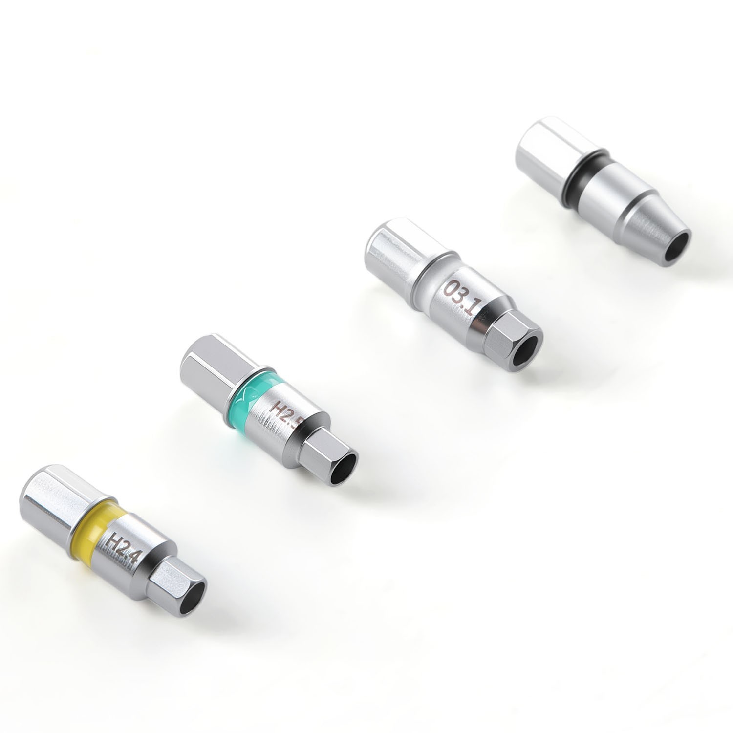 Kit extractor de tornillos rotos de implante dental, instrumental quirúrgico con