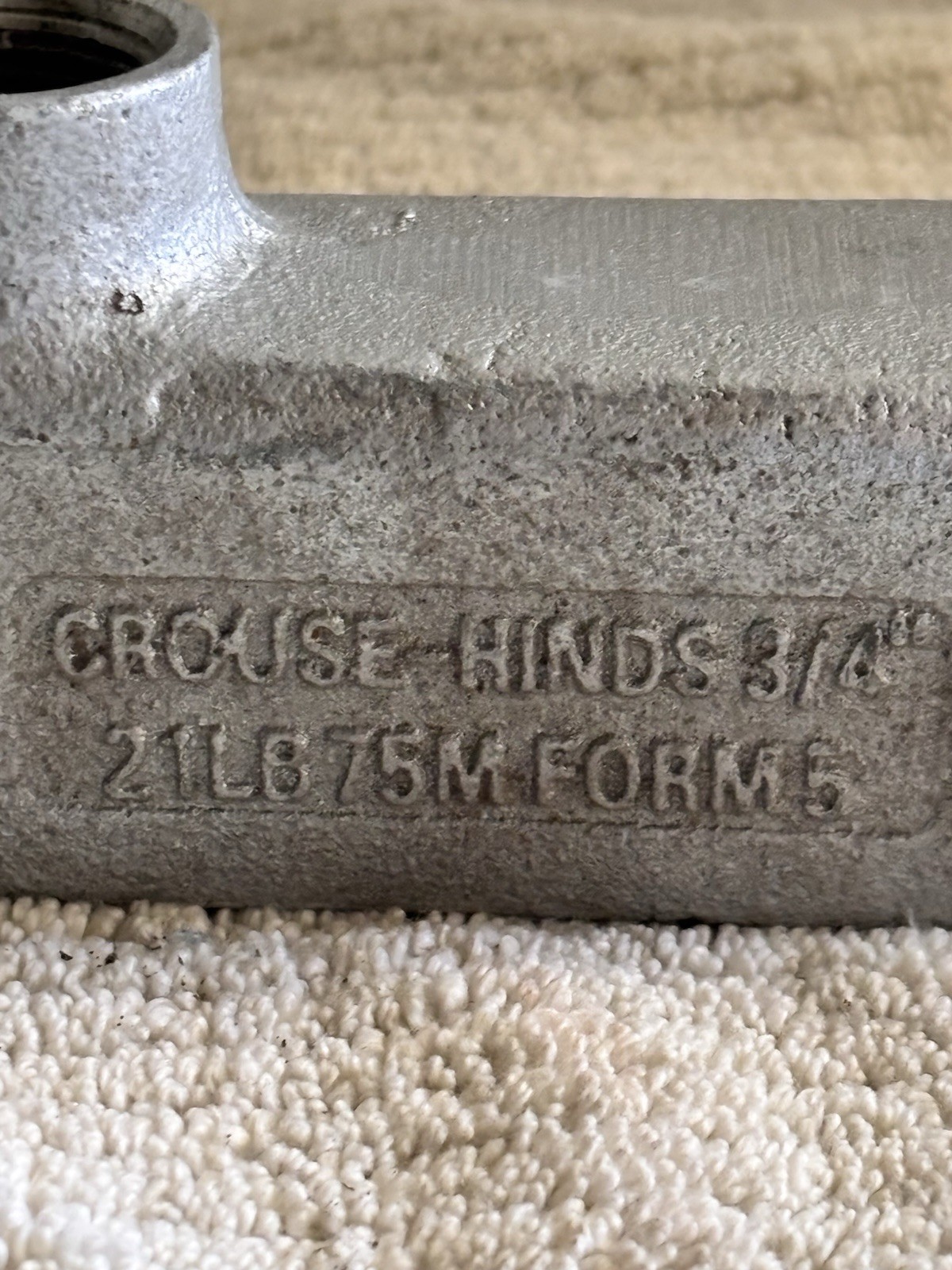 Crouse-Hinds 3/4″ 21LB75M Form 5 Conduit Body